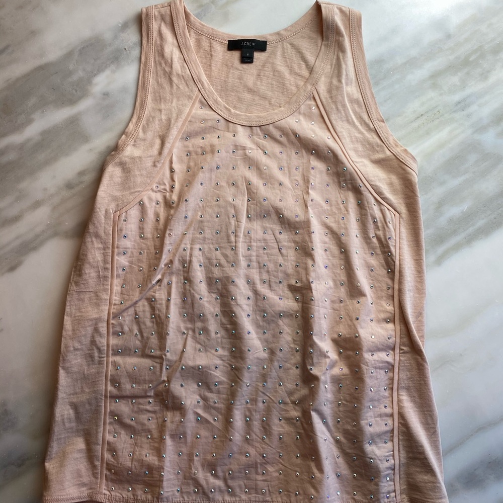 J. CREW embellished tank top